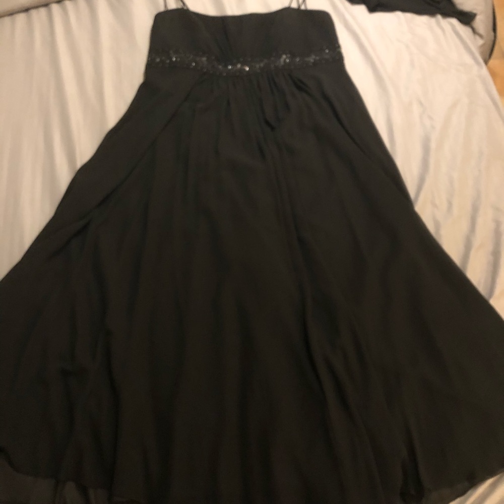 David’s Bridal size 24 black gown